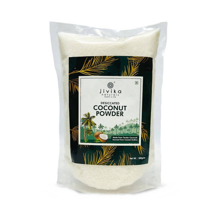 Image 1 of 500 gm / Pack of 1 for the product Jivika Naturals Desiccated Coconut Powder