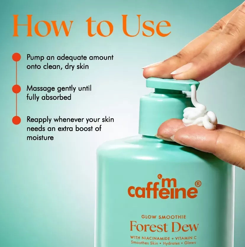 Image 4 of mCaffeine Glow Smoothie Forest Dew Perfume Body Lotion