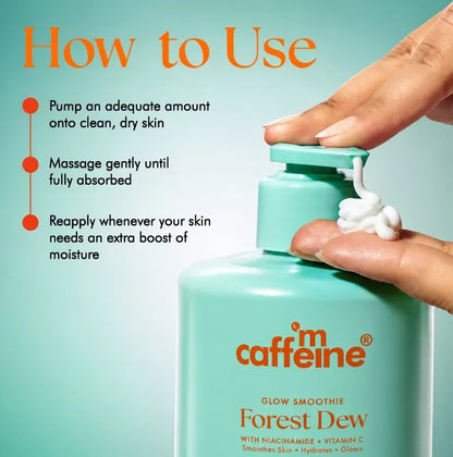 Image 4 of mCaffeine Glow Smoothie Forest Dew Perfume Body Lotion