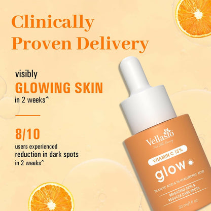 Image 6 of Vellasio 15% Vitamin C Serum with Hyaluronic Acid & Kojic Acid