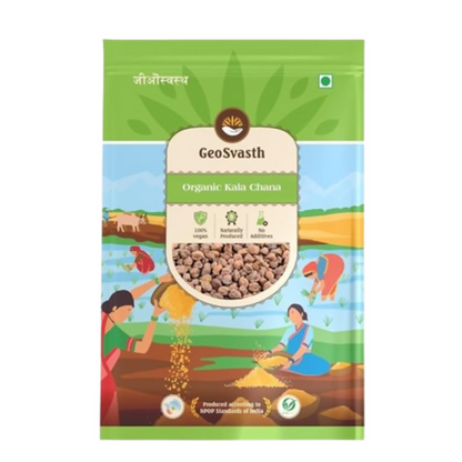 Image 1 of 500 gm for the product GeoSvasth Organic Kala Chana