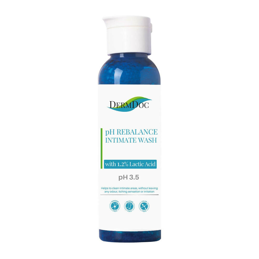 Image 1 of 120 ml / Pack of 1 for the product Dermdoc pH Rebalance Intimate Wash with 1.2% Lactic Acid