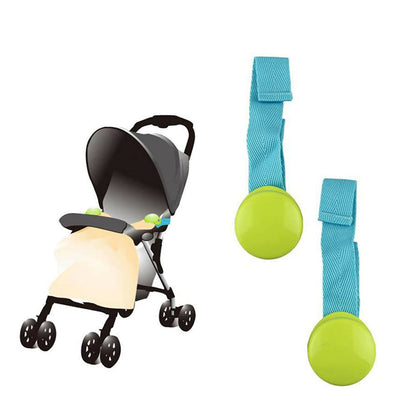 Image 1 of Default Title for the product Safe-O-Kid Baby Stroller Clip, Glossy Blanket Clip Stroller, Pram/Buggy Accessories For Baby, Blue