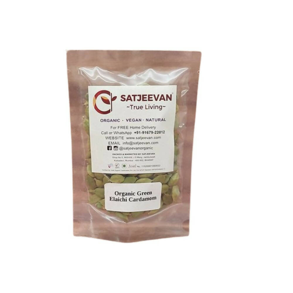 Image 1 of Satjeevan Organic Green Elaichi Cardamom