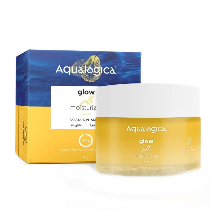 Image 1 of 50 gm / Pack of 1 for the product Aqualogica Glow+ Jello Moisturizer With Vitamin C & Papaya, Brightens & Hydrates