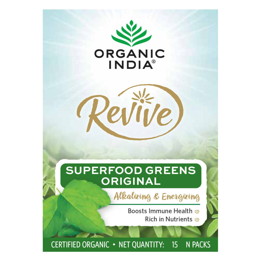 Image 1 of 15 N for the product Organic India Revive Superfood Greens Original