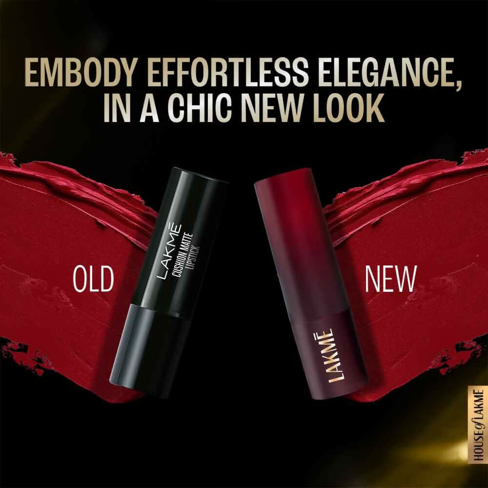 Image 5 of Lakme Forever Matte Lipstick, Made With French Rose Oil Extracts - Pink Prom