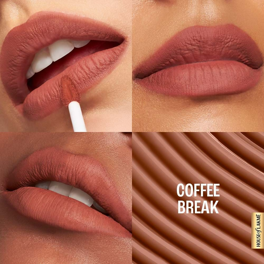 Image 7 of Lakme 9to5 Hya Matte Liquid Lipstick + Hyaluronic Acid - Vacation Nude