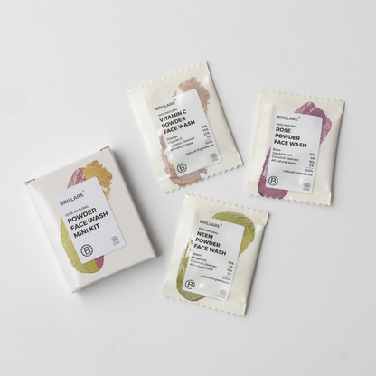 Image 2 of Brillare Powder Face Wash Mini Kit