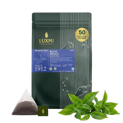 Image 4 of 50 Tea Bags for the product Luxmi Estates Blue Hills Black Tea Blend