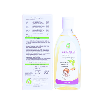 Image 3 of Agrosaf Ang Rakshak Baby Massage Oil
