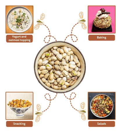 Image 5 of Fabeato Natural Premium Dry Fruits Combo Almonds, Cashews, Pista