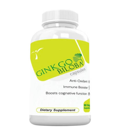 Image 1 of 90 caps for the product Ramini Bio Nutrition Ginkgo Biloba 500mg Veg Capsules