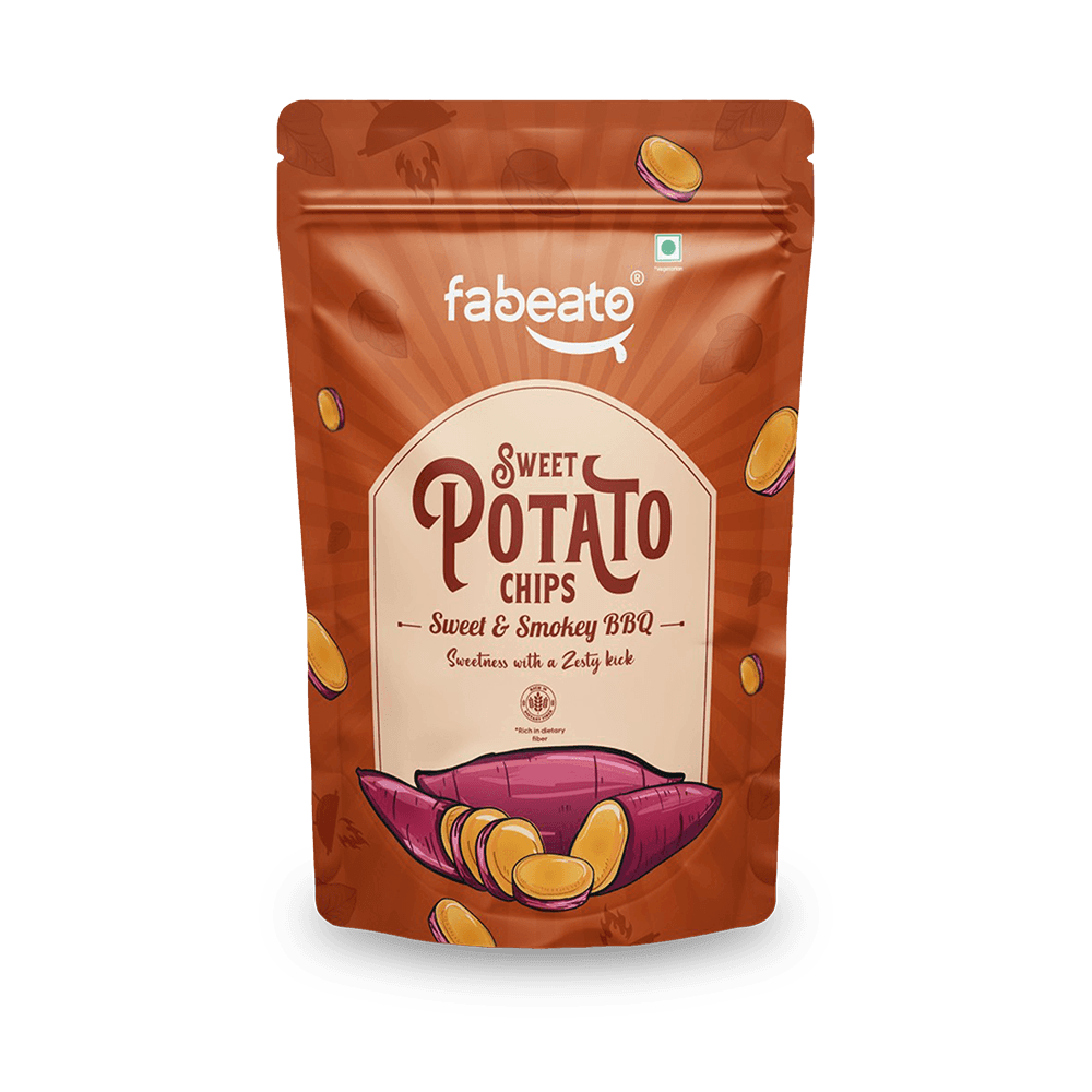 Image 1 of Fabeato Smokey BBQ Sweet Potato Chips (40g)