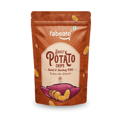 Image 1 of Fabeato Smokey BBQ Sweet Potato Chips (40g)