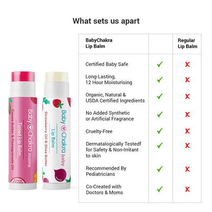 Image 5 of BabyChakra Moms Tinted Lip Balm and Baby lip Balm