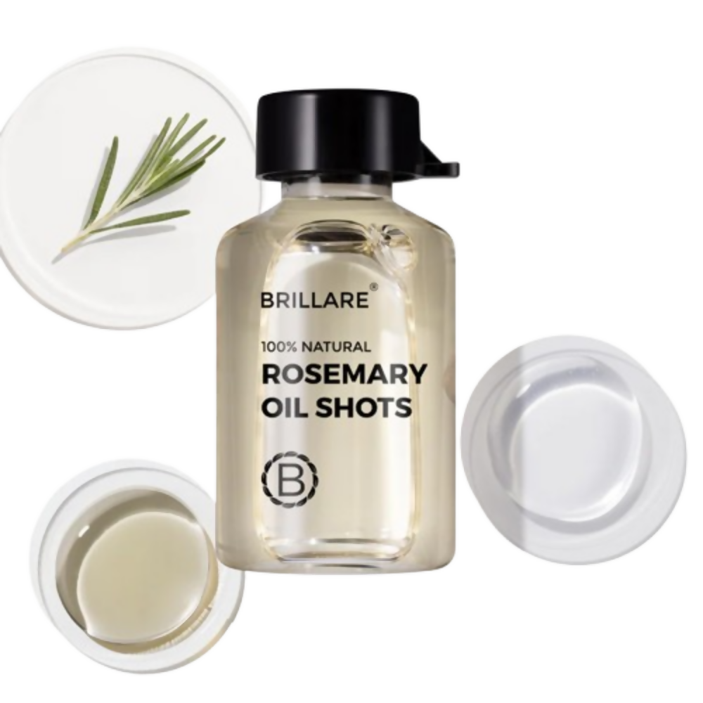 Image 1 of 6 ml x 8 shots / Pack of 1 for the product Brillare Rosemary Oil Shots For Visible Hair Growth