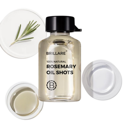 Image 1 of 6 ml x 8 shots / Pack of 1 for the product Brillare Rosemary Oil Shots For Visible Hair Growth