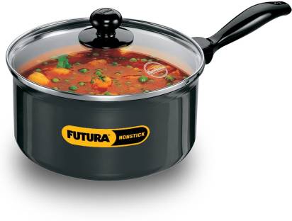 Image 1 of Default Title for the product Hawkins Futura Non-stick Sauce Pan 20 cm Diameter with Lid 3 L (NS30G)