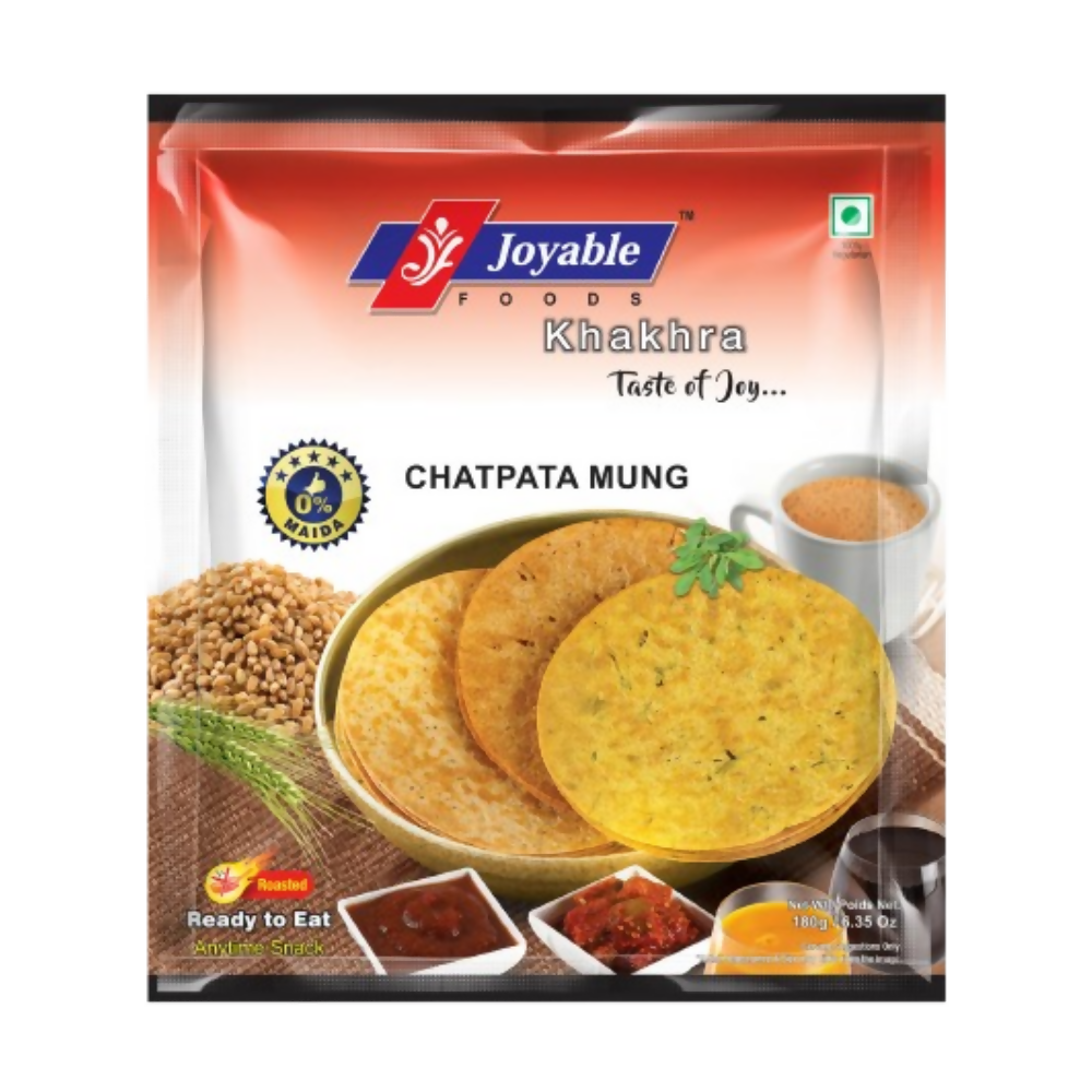 Image 1 of 200 gm / Pack of 1 for the product Joyable Chatpata Mung Khakhra