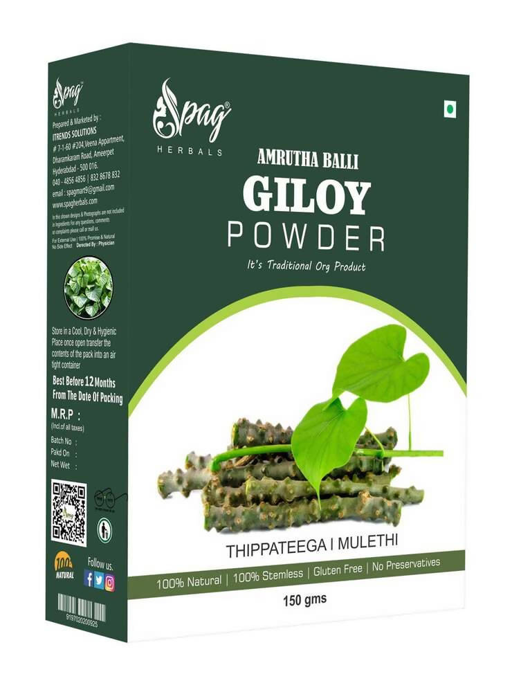 Image 1 of 150 gm for the product Spag Herbals Amrutha Balli Giloy Powder