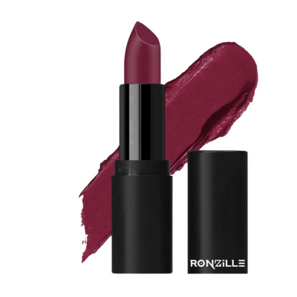 Image 1 of 4 gm / Pack of 1 for the product Ronzille One Touch Up HD Matte Lipstick - Vintage Wine
