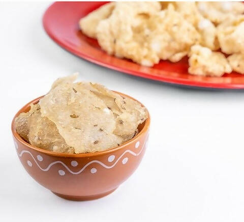 Image 1 of 250 gm / Pack of 1 for the product Godavari Vantillu Biyyam Pindi Vadiyalu (Rice Papad)