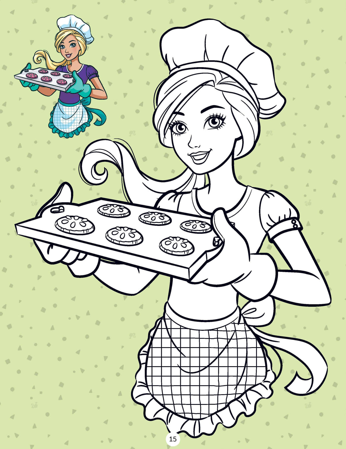 Image 9 of Dreamland Publications Barbie Copy Colouring Book : Children Drawing, Painting & Colouring Book
