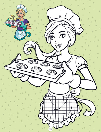 Image 9 of Dreamland Publications Barbie Copy Colouring Book : Children Drawing, Painting & Colouring Book