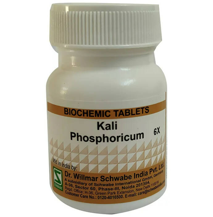 Image 1 of 20 gm / 6X for the product Dr .Willmar Schwabe India Kali Phosphoricum Biochemic Tablet