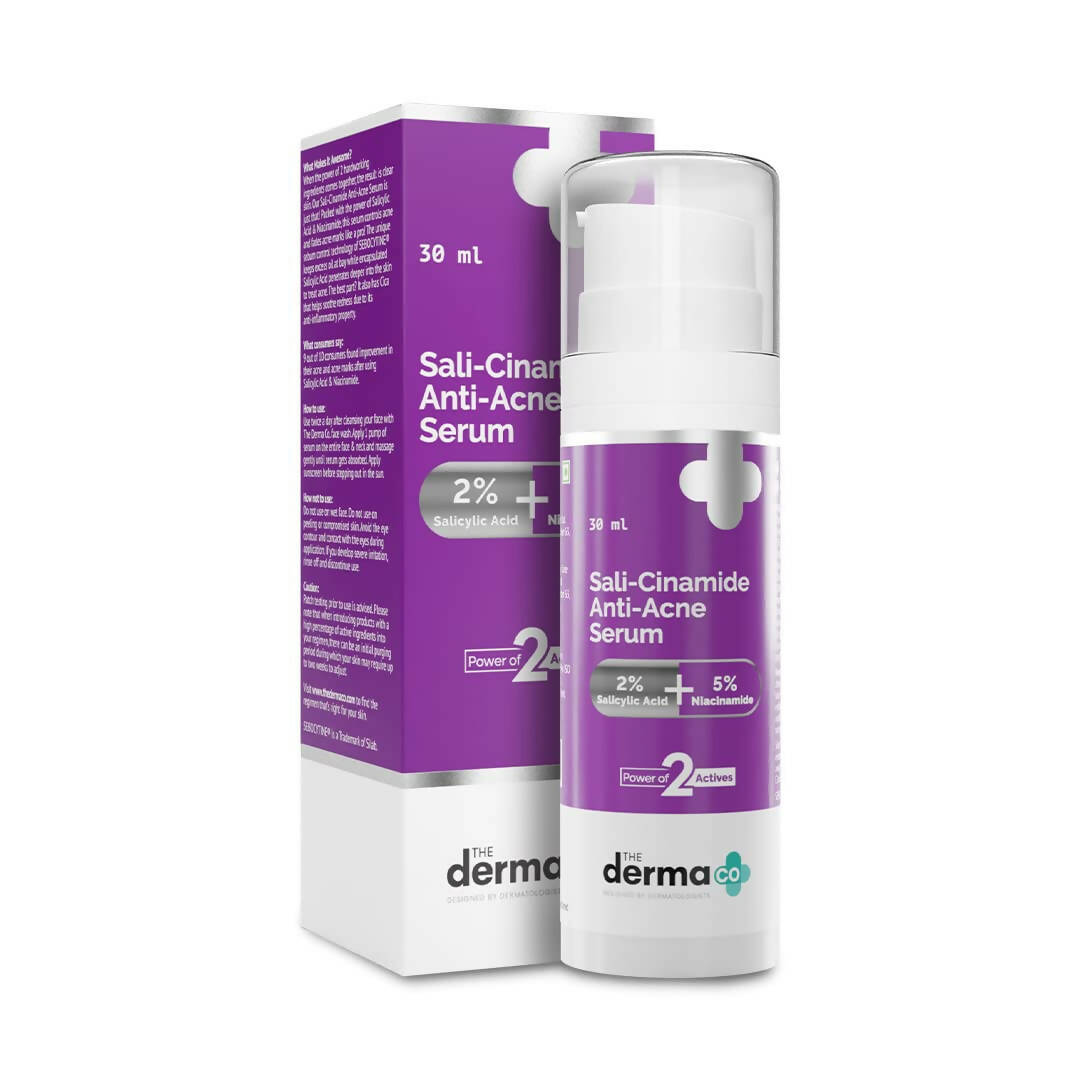 Image 1 of 30 ml for the product The Derma Co Sali-Cinamide Anti-Acne Face Serum