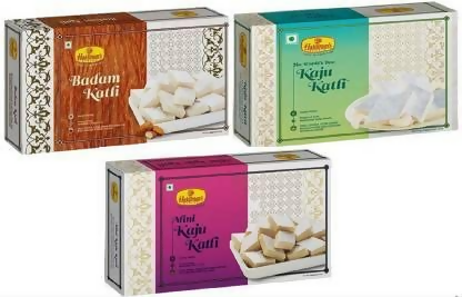 Image 1 of Haldiram's Nagpur Kaju Katli, Badam Katli, Mini Kaju Katli