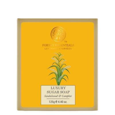 Image 1 of Forest Essentials Luxury Sugar Soap Sandalwood & Camphor