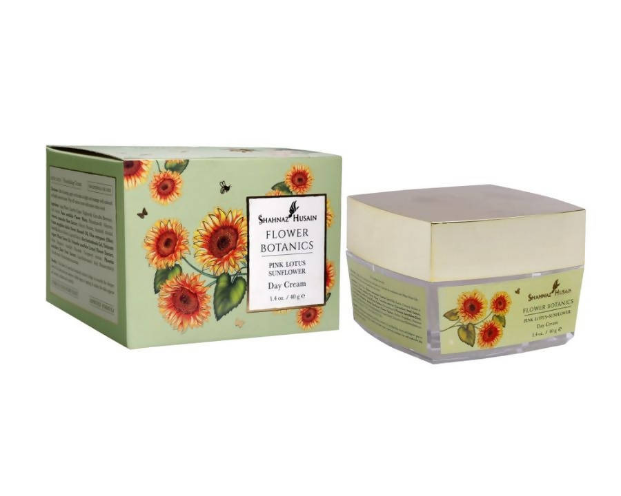 Image 1 of 40 gm / Pack of 1 for the product Shahnaz Husain Flower Botanics - Pink Lotus Sunflower Day Cream