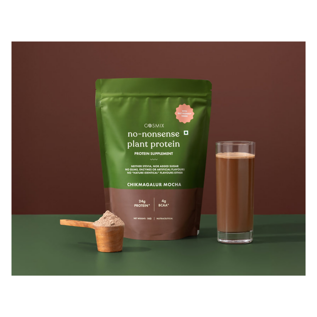 Image 1 of Cosmix No Nonsense Plant Protein Chikmagalur Mocha