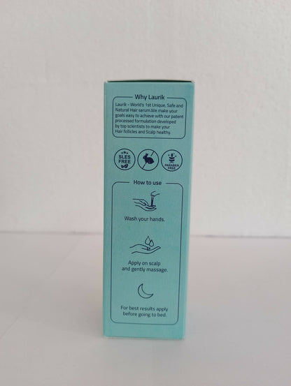 Image 7 of Laurik Hair Scalp Serum For Men & Women | Redensyl, Procapil, Keratin, Biotin & Lauric Acid | Strengthener Hair Follicles & Growth