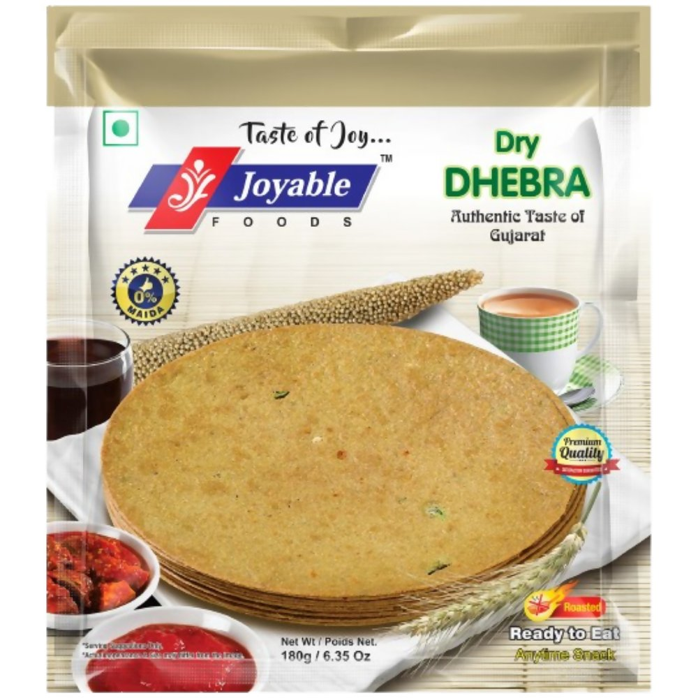 Image 1 of 200 gm / Pack of 1 for the product Joyable Bajra Dry Dhebra Khakra