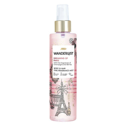 Image 1 of 200 ml / Pack of 1 for the product Wanderlust Body & Hair Mist - Dreaming of Paris Long Lasting Perfume, Champagne & Berries