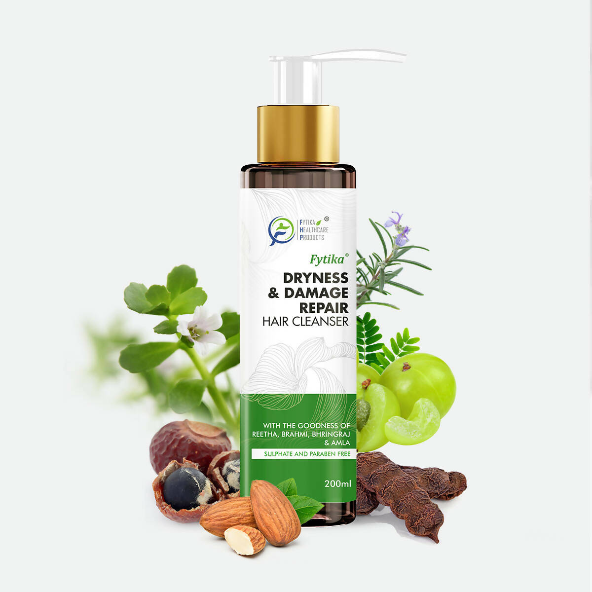 Image 1 of 200 ml for the product Fytika Dryness & Damage Repair Hair Cleanser