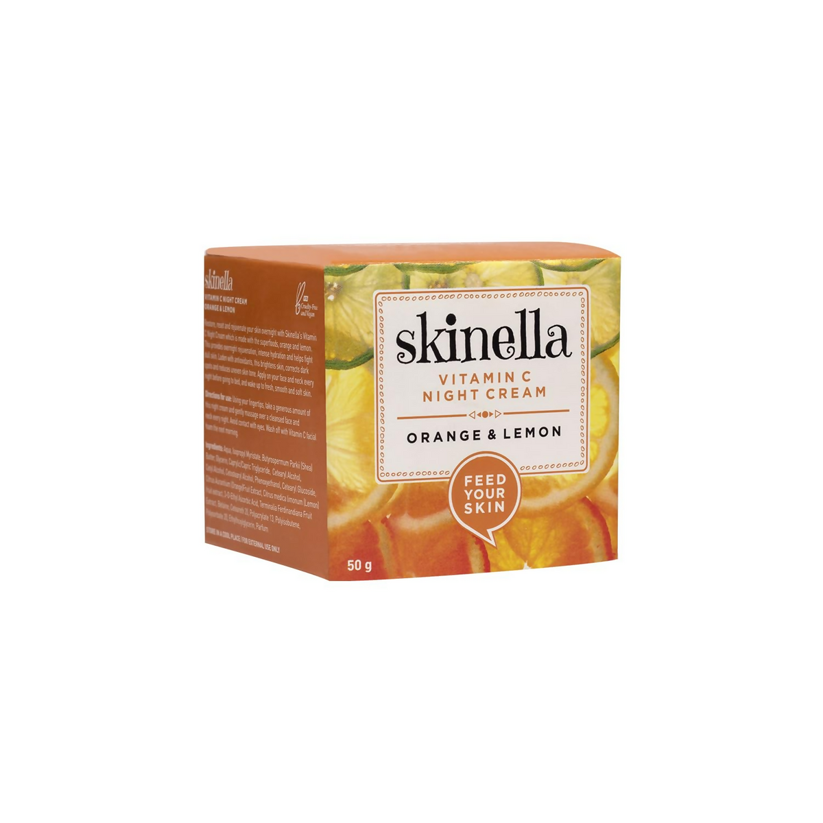 Image 2 of Skinella Vitamin C Night Cream-Orange Lemon