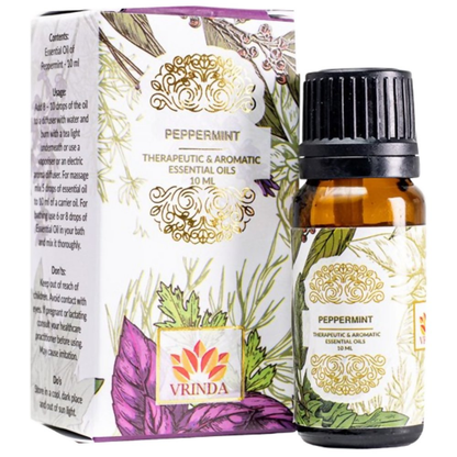 Image 1 of 10 ml for the product Vrinda Peppermint Aromatic & Therapeutic Essential Oil