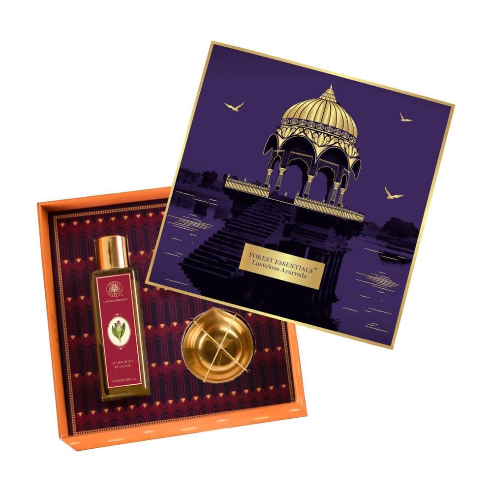 Image 1 of Default Title for the product Forest Essentials Lakshmi Puja Oil Gift Box