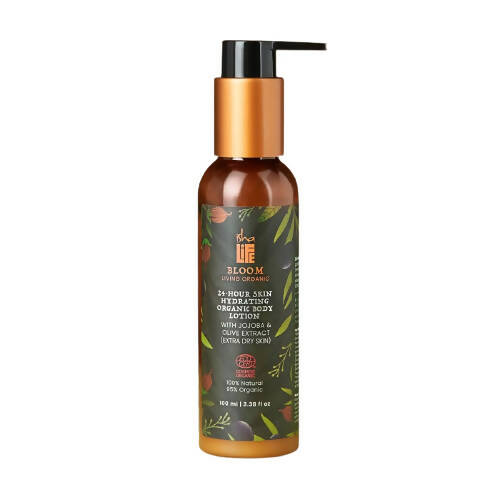 Image 1 of 100 ml for the product Isha Life 24 Hours Skin Hydrating Organic Body Lotion With Jojoba & Olive Extract