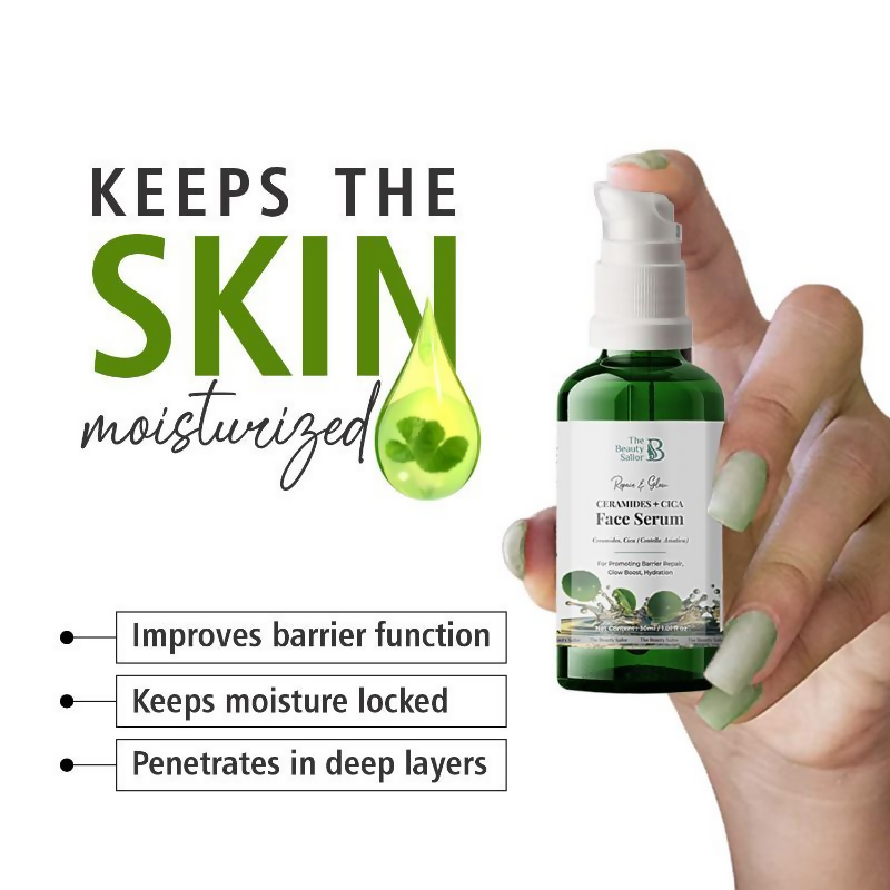 Image 3 of The Beauty Sailor Repair & Glow Ceramides + Cica Face Serum