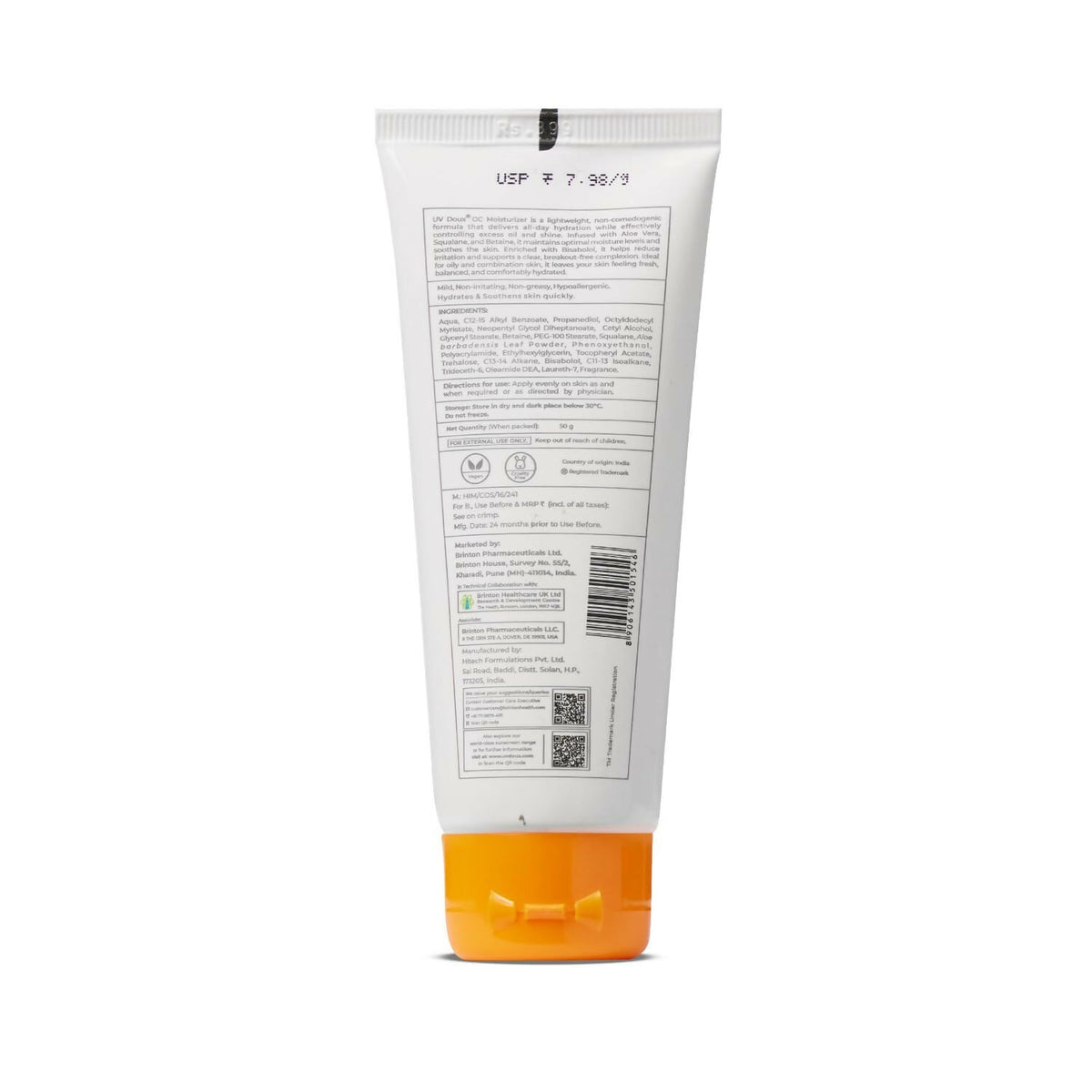 Image 2 of Brinton Uv Doux Oc Moisturizer