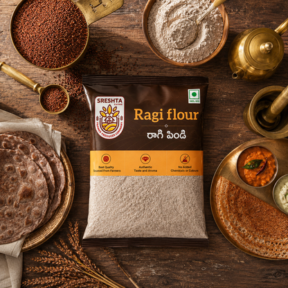 Image 2 of Sreshta Farms Ragi Flour (Ragi Pindi)