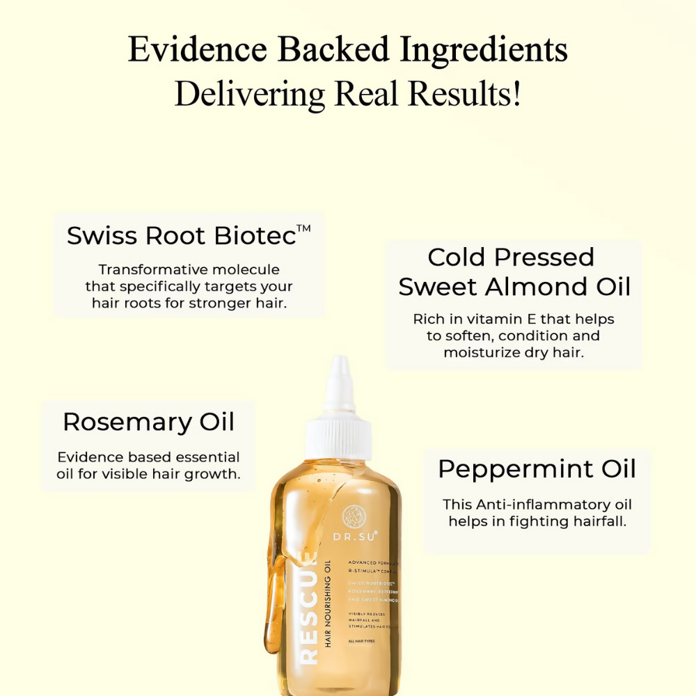 Image 3 of Dr. Su Rescue Hair Nourishing Oil