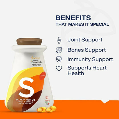Image 7 of MyFitFuel Salmon Fish Oil Omega 3 1000mg Capsules