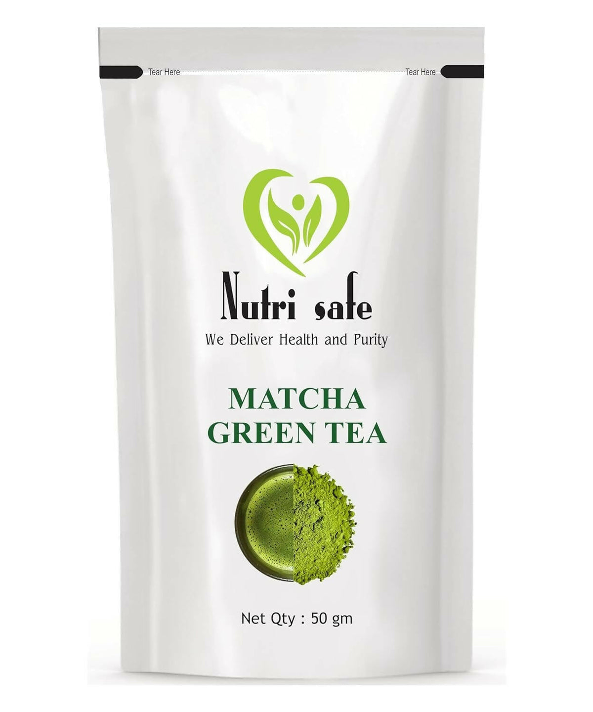 Image 1 of 50 gm / Pack of 1 for the product Nutri Safe Pure Japenese Culinary Grade Matcha Green Tea Powder