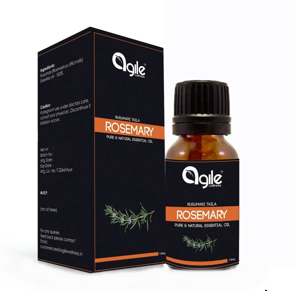 Image 1 of 15 ml / Pack of 1 for the product Agile Wellness Rosemary Carrier Oil